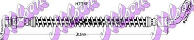 H7332 KAWE Тормозной шланг