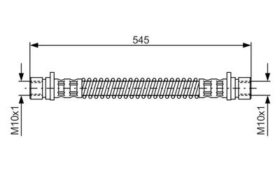 1987476594 BOSCH Тормозной шланг