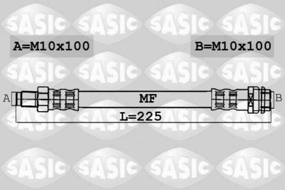 6606078 SASIC Тормозной шланг