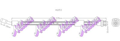 H6053 KAWE Тормозной шланг