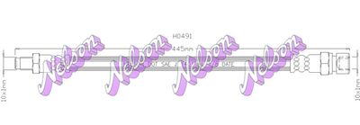 H0491 KAWE Тормозной шланг