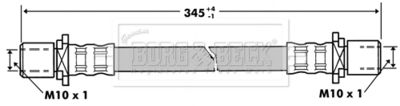 BBH7273 BORG & BECK Тормозной шланг