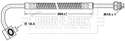 BBH6733 BORG & BECK Тормозной шланг