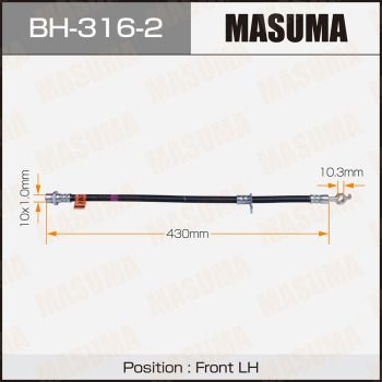 BH3162 MASUMA Тормозной шланг