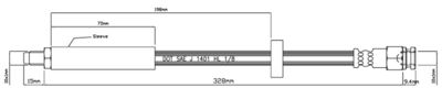 VBH498 MOTAQUIP Тормозной шланг