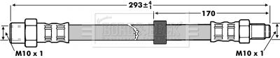 BBH7294 BORG & BECK Тормозной шланг