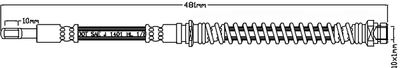 JBH1016 JURATEK Тормозной шланг