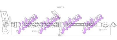 H6673 KAWE Тормозной шланг