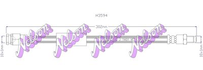 H3594 KAWE Тормозной шланг