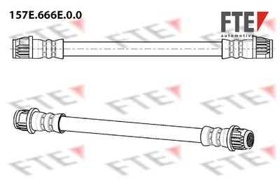 157E666E00 FTE Тормозной шланг