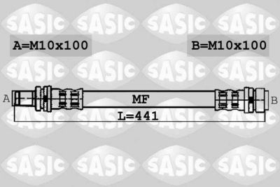 6606184 SASIC Тормозной шланг