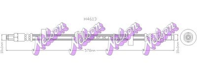 H4613 KAWE Тормозной шланг