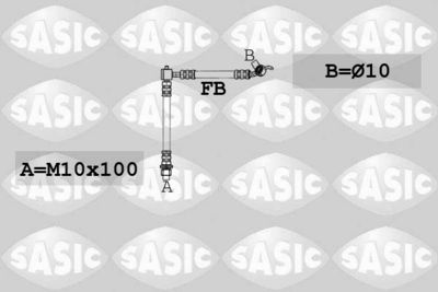 6606091 SASIC Тормозной шланг