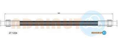 271224 ADRIAUTO Тормозной шланг