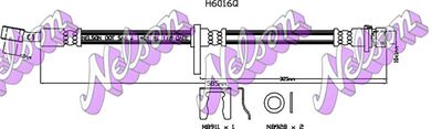 H6016Q KAWE Тормозной шланг