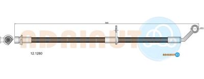 121280 ADRIAUTO Тормозной шланг