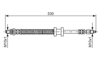 1987476179 BOSCH Тормозной шланг