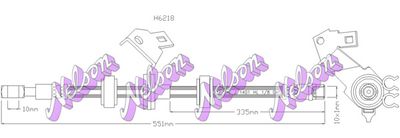 H6218 KAWE Тормозной шланг