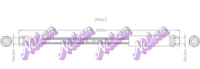 H5663 KAWE Тормозной шланг