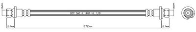 VBH1075 MOTAQUIP Тормозной шланг