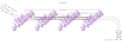 H3628 KAWE Тормозной шланг