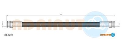 331240 ADRIAUTO Тормозной шланг