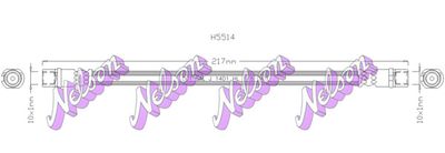 H5514 KAWE Тормозной шланг