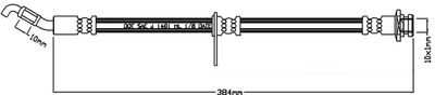 JBH1213 JURATEK Тормозной шланг