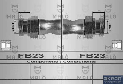 80174 AKRON-MALÒ Тормозной шланг