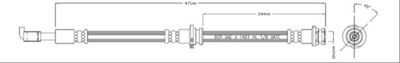 VBH1237 MOTAQUIP Тормозной шланг