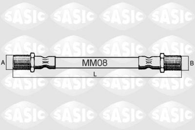 SBH6346 SASIC Тормозной шланг