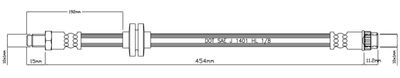 VBH1153 MOTAQUIP Тормозной шланг