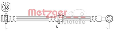 4110639 METZGER Тормозной шланг