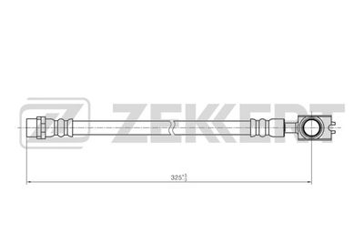 BS9429 ZEKKERT Тормозной шланг