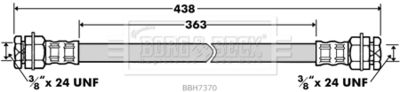 BBH7370 BORG & BECK Тормозной шланг