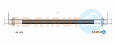 071238 ADRIAUTO Тормозной шланг