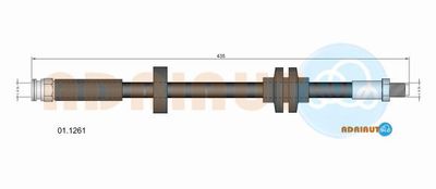 011261 ADRIAUTO Тормозной шланг
