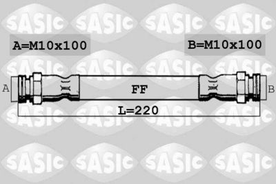 SBH0166 SASIC Тормозной шланг