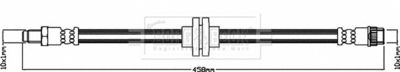 BBH8240 BORG & BECK Тормозной шланг