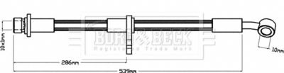 BBH8163 BORG & BECK Тормозной шланг