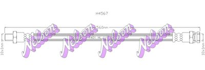 H4567 KAWE Тормозной шланг