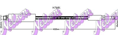 H7681 KAWE Тормозной шланг