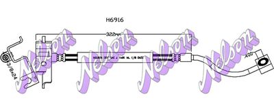 H6916 KAWE Тормозной шланг