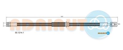 5512141 ADRIAUTO Тормозной шланг