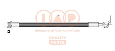 70813107 IAP QUALITY PARTS Тормозной шланг