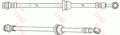 PHD947 TRW Тормозной шланг