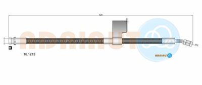 101213 ADRIAUTO Тормозной шланг