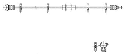 517062 CEF Тормозной шланг