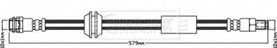 BBH8654 BORG & BECK Тормозной шланг