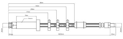 VBJ203 MOTAQUIP Тормозной шланг